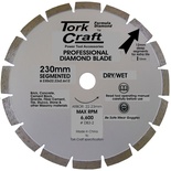 DIAMOND BLADE SEGMENTED 230MM FOR GRANITE 12MM DEEP SEGMENTS