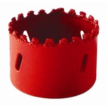 HOLE SAW CARBIDE GRIT 111MM -RED