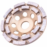 DIA. CUP WHEEL 115 X 22.23MM DBL ROW LASER WELDED