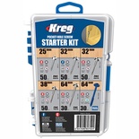 KREG POCKET-HOLE SCREW STARTER KIT 260PCE