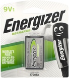 ENERGIZER RECHARGE: 9V -1 PACK (MOQ6)