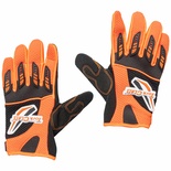 LIMITED EDIT. 2XL RACING GLOVE ORANGE SYN. LEATHER