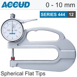 THICKNESS GAUGE 10MM 0.02MM ACC. LARGE DEPTH STEEL ANVIL 0.01MM GRAD.