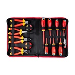 14PC S/DRIVER (PH/SL) & HAND TOOLS SET ELECTRICIANS INSULATED VDE