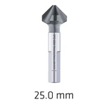 HSS-ECO5 COUNTERSINK 90  25.0 DIN 335 SHAPEC 3-SURFACE SHANK ALUNIT CO