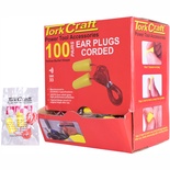 EAR PLUG CORDED 1PR POLY BAG 100 PR PER BOX BULLET SHAPE YELLOW