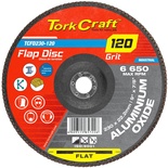 FLAP SANDING DISC 230MM 120GRIT A/O