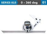 UNIVERSAL PROTRACTOR 360 DEG. S/STEEL 5&#039; ACC. 5&#039; GRAD.