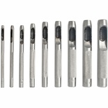 HOLLOW PUNCH SET 9PC 2.5-10MM CARB. STEEL