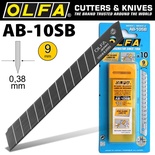 OLFA BLADES STAINLESS STEEL 10/PACK 9MM