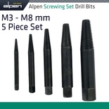 ALPEN SCREWINGSET M3-M8 5PCE