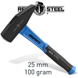 HAMMER MACHINIST 100G 3.5OZ GRAPH. HANDLE REAL STEEL