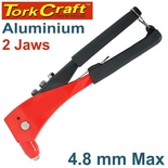 ALUMINIUM HAND POP RIVETER  4.8MM MAX 2 JAW