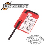 HEX BALL END L-WRENCH 2.5MM PROGUARD SINGLE BONDHUS