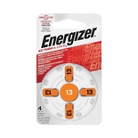 ENERGIZER HEARING AID BATTERY AZ13 ORANGE 4 PACK (MOQ 6)