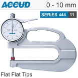 THICKNESS GAUGE 10MM 0.02MM ACC. LARGE DEPTH CERAMIC ANVIL 0.01MM GRAD