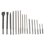 FORCE X SDS-PLUS KIT16 16 PCS. DRILLS 110MM 5-6  160MM 6-8-10-12 210M