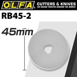 OLFA BLADES ROTARY RB45-2 2/PACK 45MM