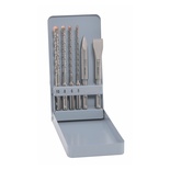 SDS PLUS MIXED SET SDS 5 6 8 10MM X 160-CHISEL-FLAT 20 X 140-POINT 140