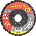 FLAP SANDING DISC 115MM 80 GRIT A/O