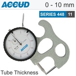 TUBE THICKNESS GAUGE 10MM 0.02MM ACC. 0.01MM GRAD.