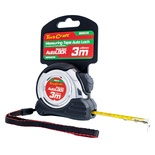 MEASURING TAPE SELF LOCK 3M X 16MM S/S & RUBBER CASING MATT FINISH