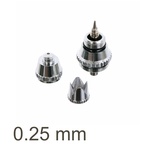 NOZZLE KIT FOR A180 AIRBRUSH 0.25MM