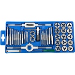 TAP & DIE SET 39PCE IN PLASTIC CASE