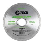 DIAMOND BLADE CONTINUOUS RIM 115 X 22.23MM