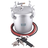 10L PAINT POT WITH 2M HOSE AND GUN 1.8MM NO CUP