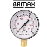 PRESSURE GAUGE 0-16BAR 1/4LOWER63MM