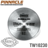 DIAMOND BLADE CONT.RIM 230X22.22MM PINNACLE