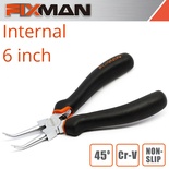 FIXMAN INTERNAL CIRCLIP PLIERS 6'/145MM X 45 DEG