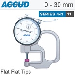 THICKNESS GAUGE 30MM 0.03MM ACC. CERAMIC ANVIL 0.01MM GRAD.