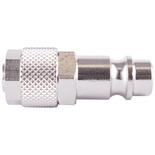 PU HOSE CONNECTOR GERMAN COUPLER INSERT 6MM ID X 8MM OD METAL