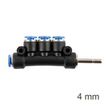 INSERT MANIFOLD SIDE 4-PORT PU 4MM