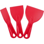 PUTTY KNIFE PLASTIC 3 PIECE SET 38 76 & 100mm 1.5'/3'/4'