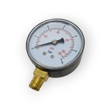 AIR GAUGE 85PSI/6BAR 1/4M BOT. FIT  FOR SG PP PAINT POTS