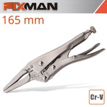 FIXMAN  LONG NOSE LOCK GRIP PLIERS 6'/165MM