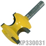 EXTERNAL BULL NOSE 1/2' X 22MM FULL RADIUS 12.7MM 1/4' SHANK