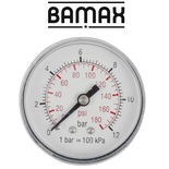 PRESSURE GAUGE 50MM 1/8 REAR PACKAGED