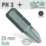 PHIL.NO.3X25MM CLASSIC BIT BULK