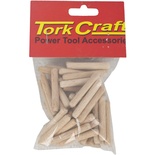 DOWELS 6 X 30MM 50 PER BAG (BIRCH WOOD)