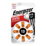 ENERGIZER HEARING AID BATTERY AZ13 ORANGE 4 PACK (MOQ 6)